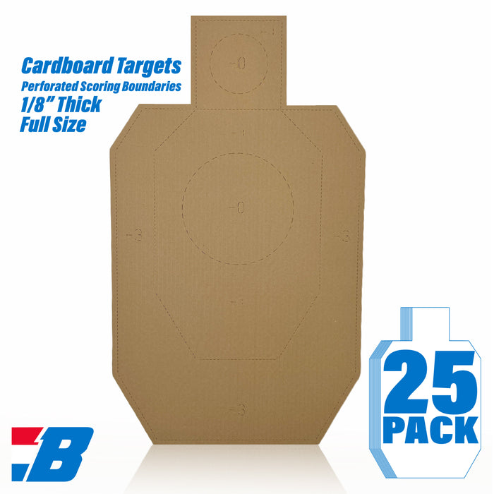000-Cardboard Silhouette IPDA Perforated