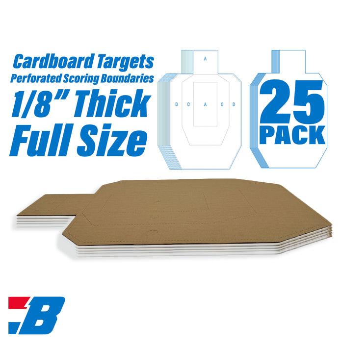 002-Cardboard Silhouette USPSA Perforated