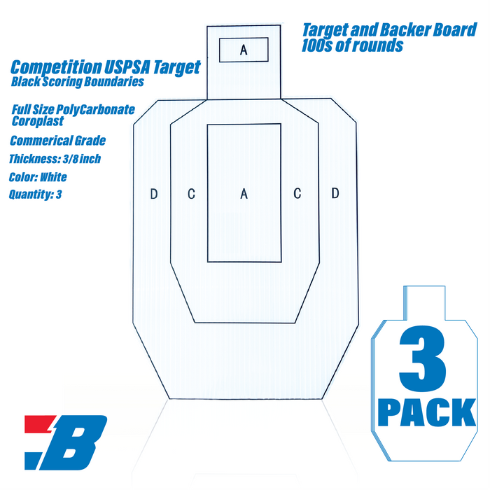 Coroplast Silhouette USPSA - 005