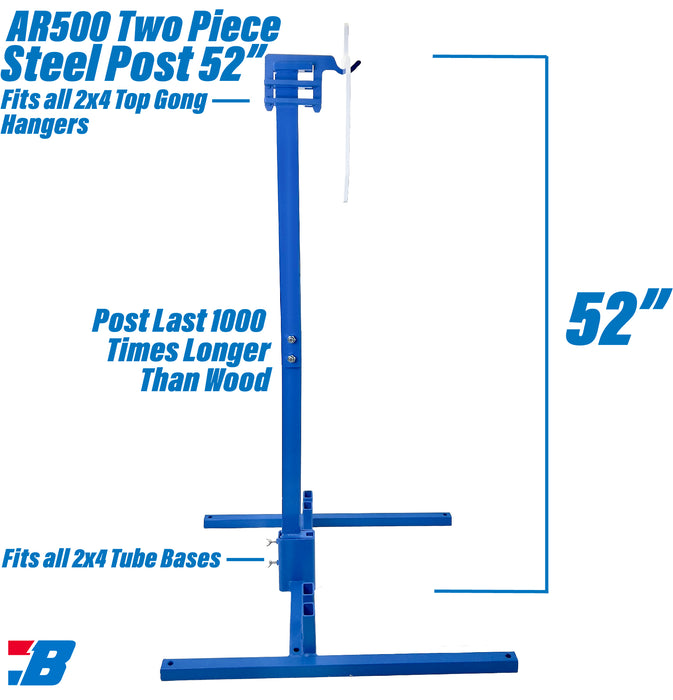 019-AR500 Steel Post 52", 9/16" Thick