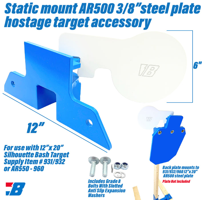 023-Static Mount Hostage: 12x20-3/8"