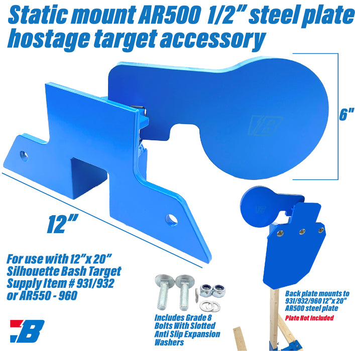 024-Static Mount Hostage: 12x20-1/2"