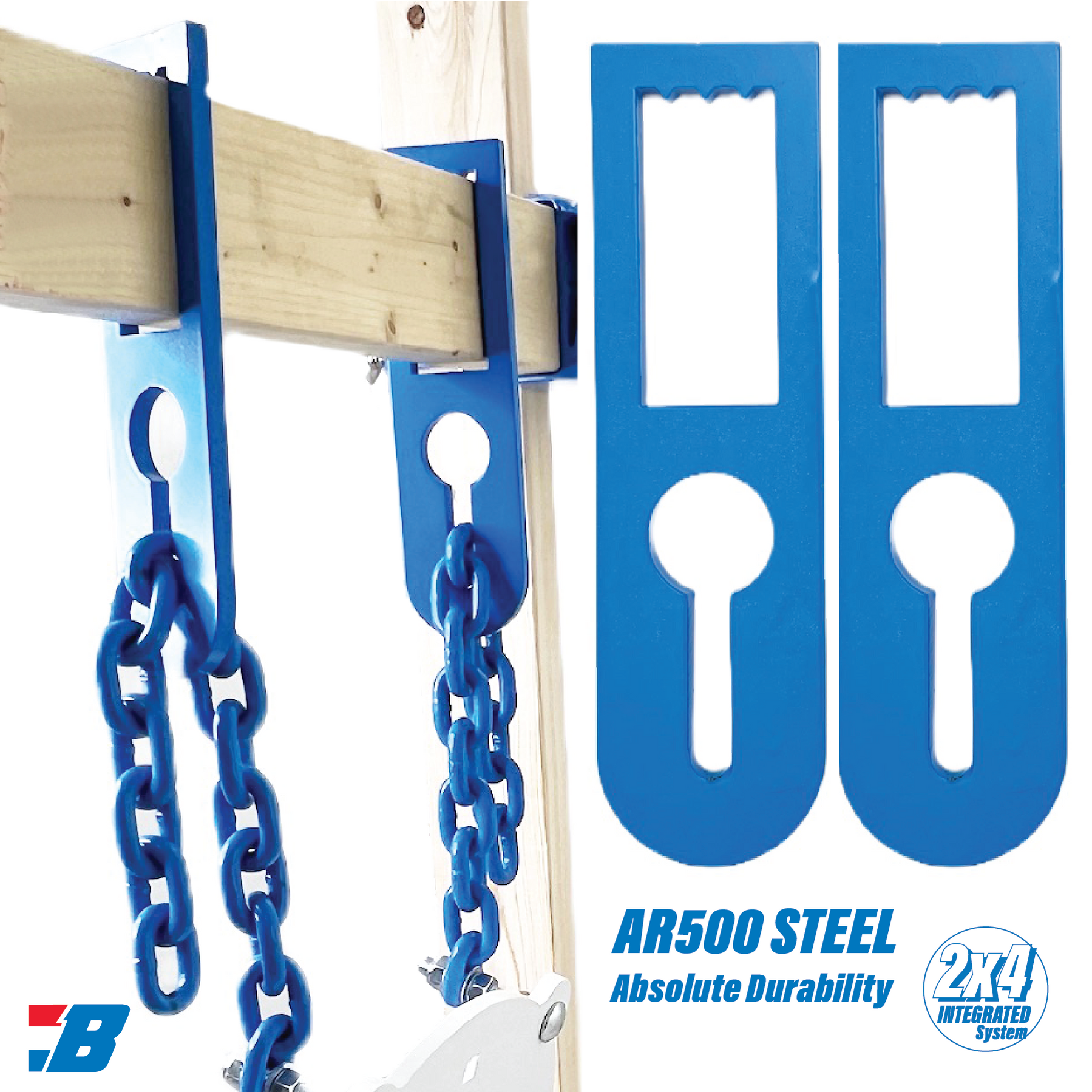 Chain Hanging Target TargetStand Horizontal ChainHangar Bracket2x4 - 972 — BASH TARGET SUPPLY
