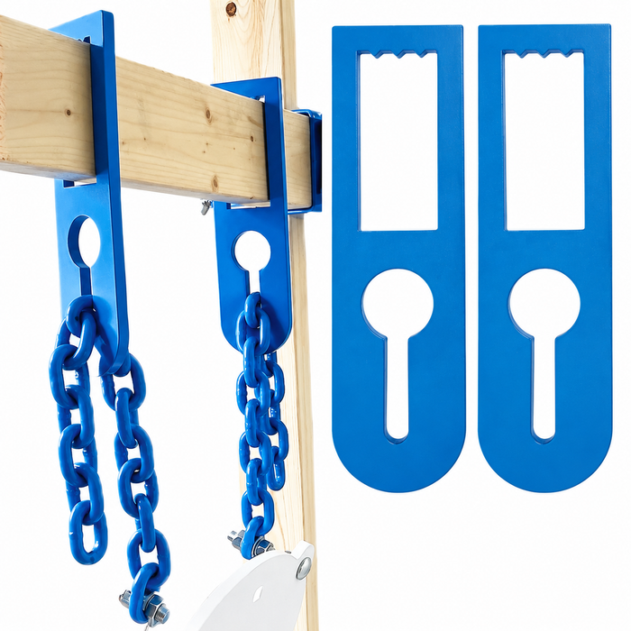 AR500 Horizontal 2x4 Chain Hanging Bracket