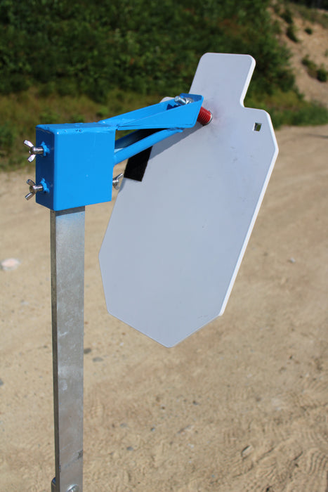AR500 Steel Target 2x4 Top Post Angle Mount