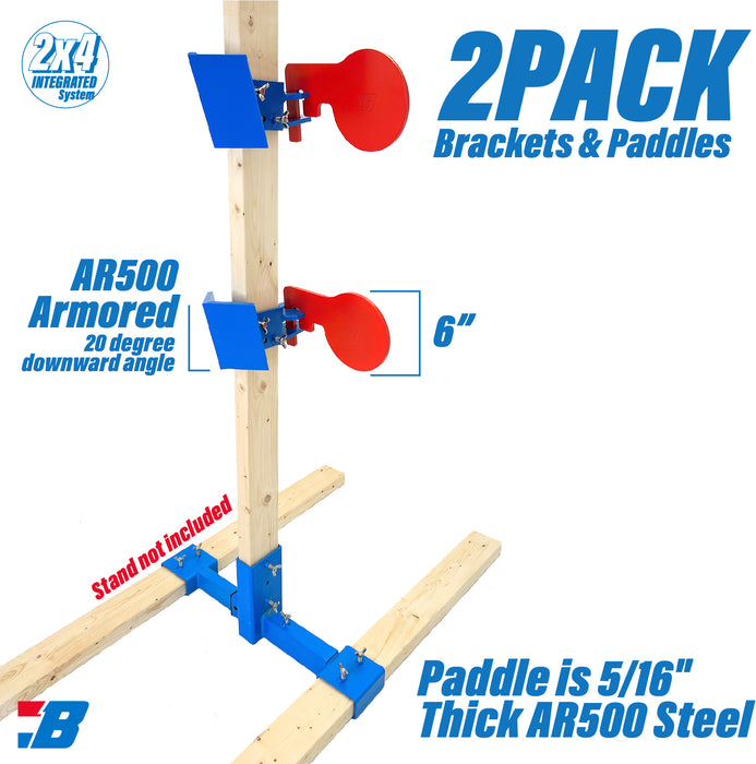 982-TargetStand Dueling2x4-5/16"