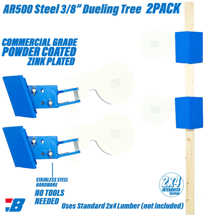 983-TargetStand Dueling2x4-3/8"