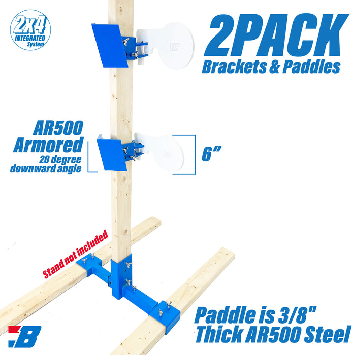 983-TargetStand Dueling2x4-3/8"