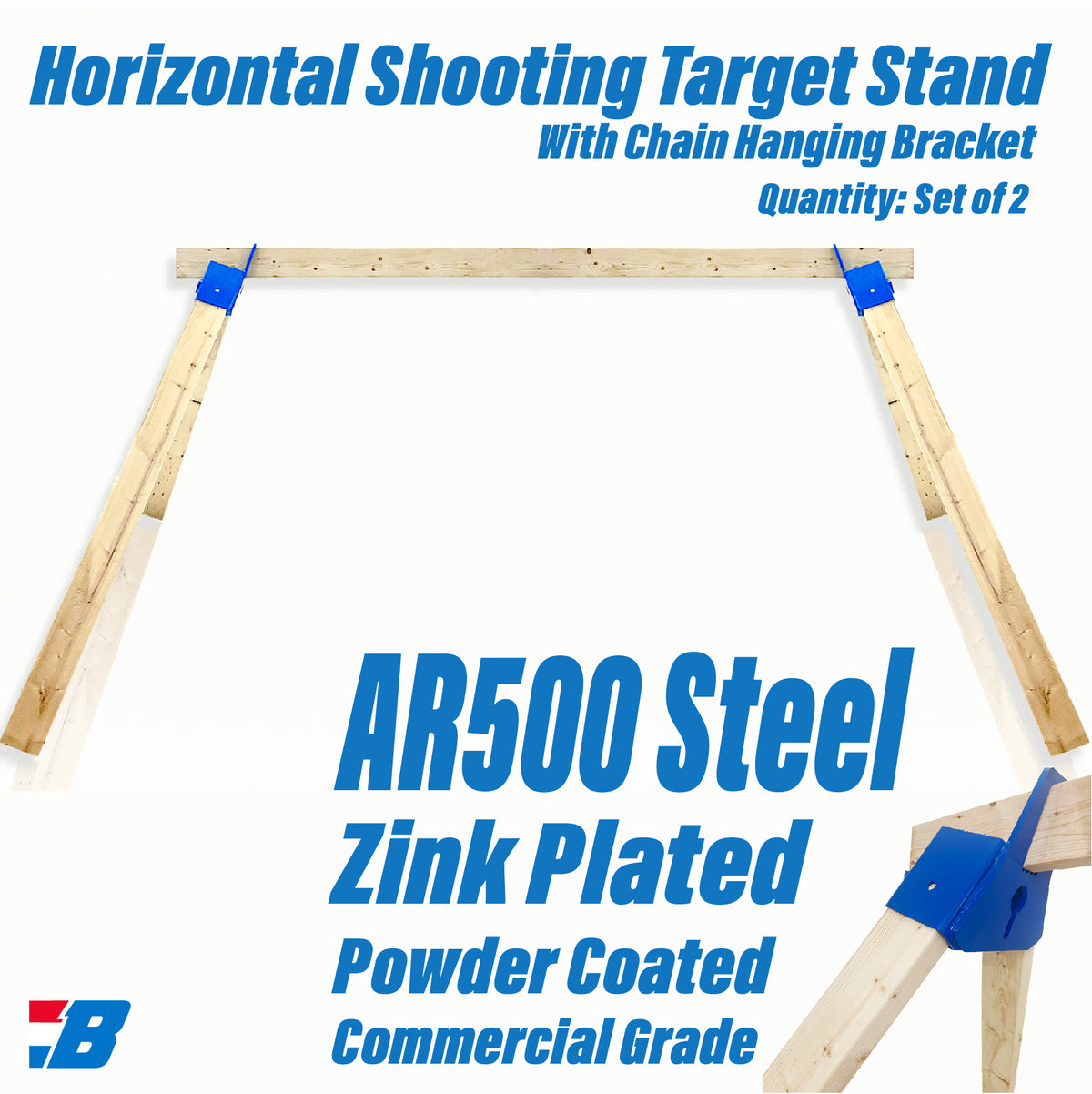 TARGETページ Target Stand Horizontal 2x4 - 990 — BASH TARGET SUPPLY
