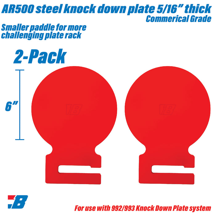 998- 6" Challenge Knock Down Paddle - 5/16"