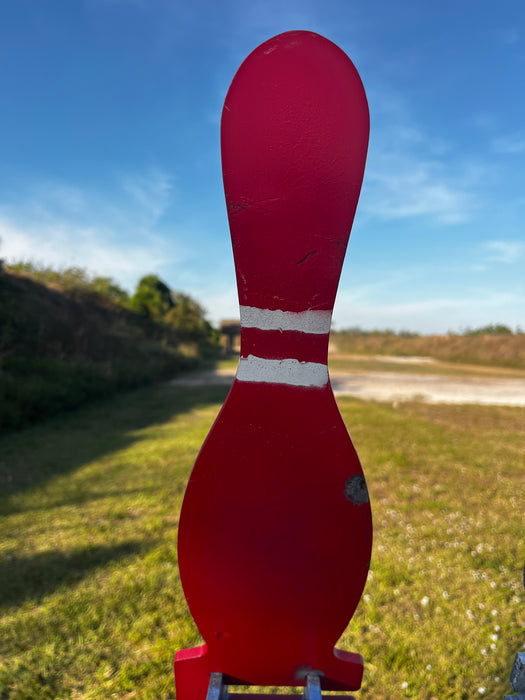 Bowling Pin Paddles - Knock Down Plate Rack