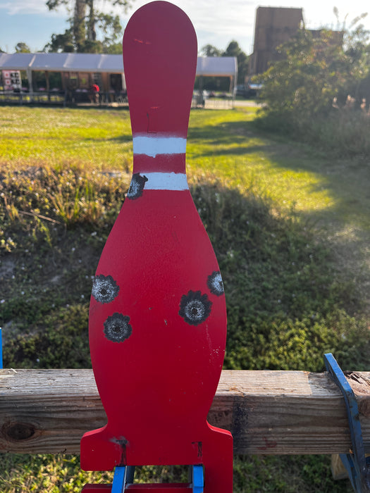Bowling Pin Paddles - Knock Down Plate Rack